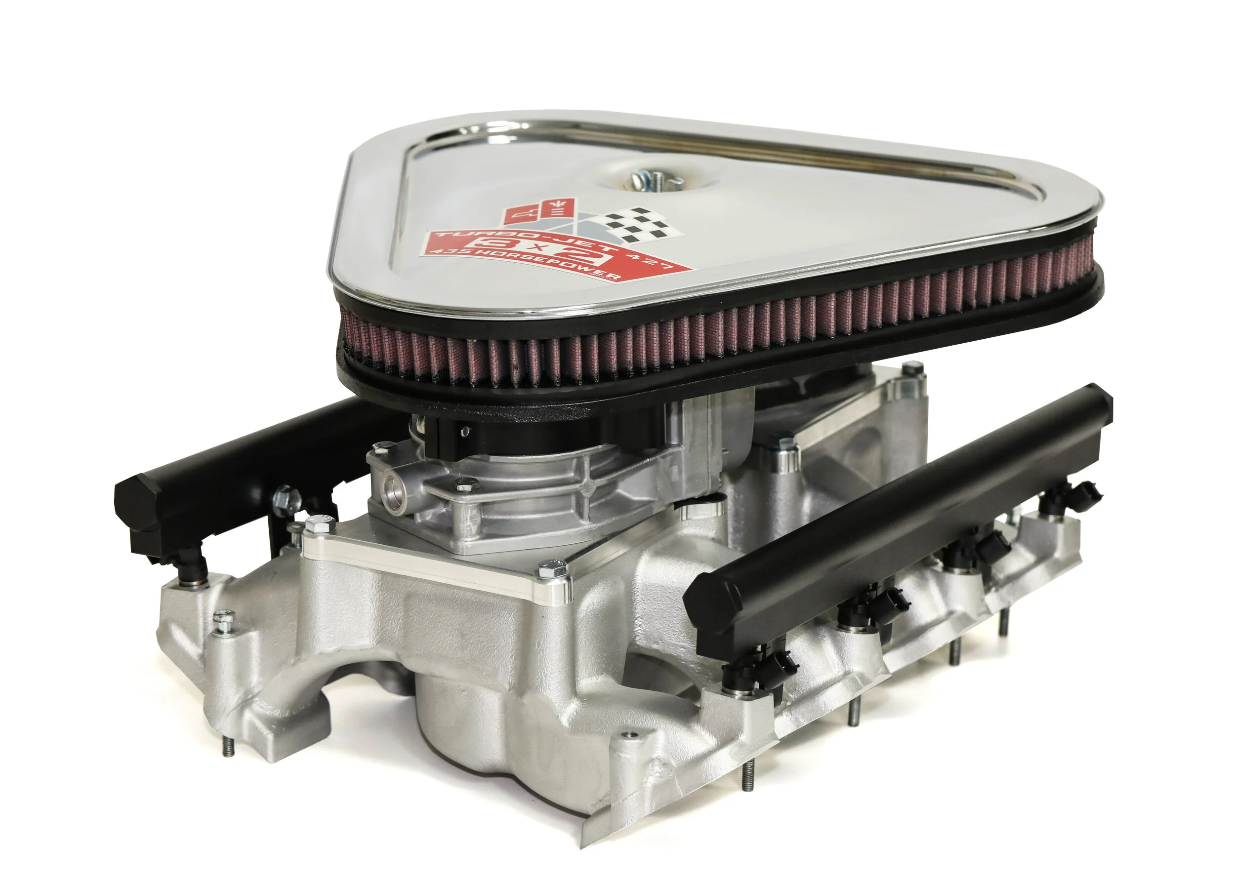 TriPower Style Intake Kit Cathedral Port Heads — LS Classic