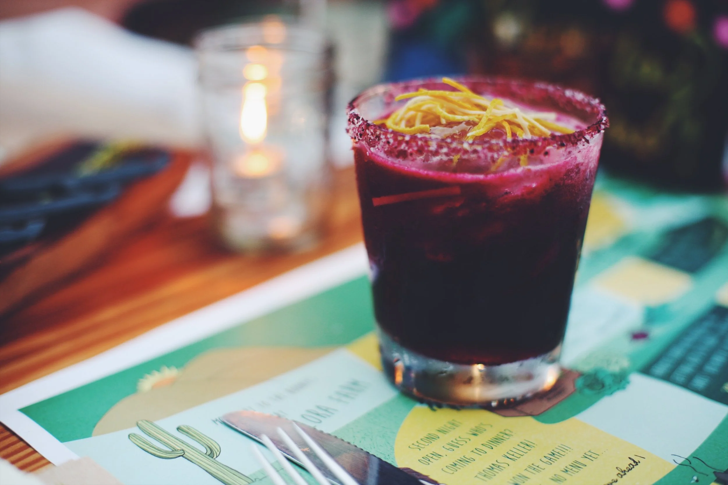 Bloody Beet Mezcal Margarita