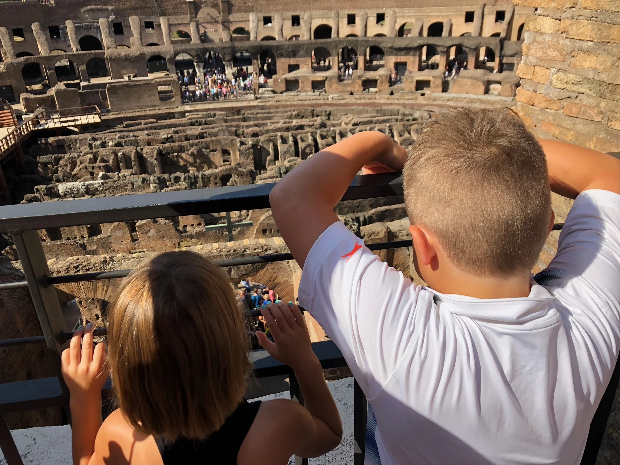 “This place is HOW old, Mama?” Said one million times at the Colosseum.