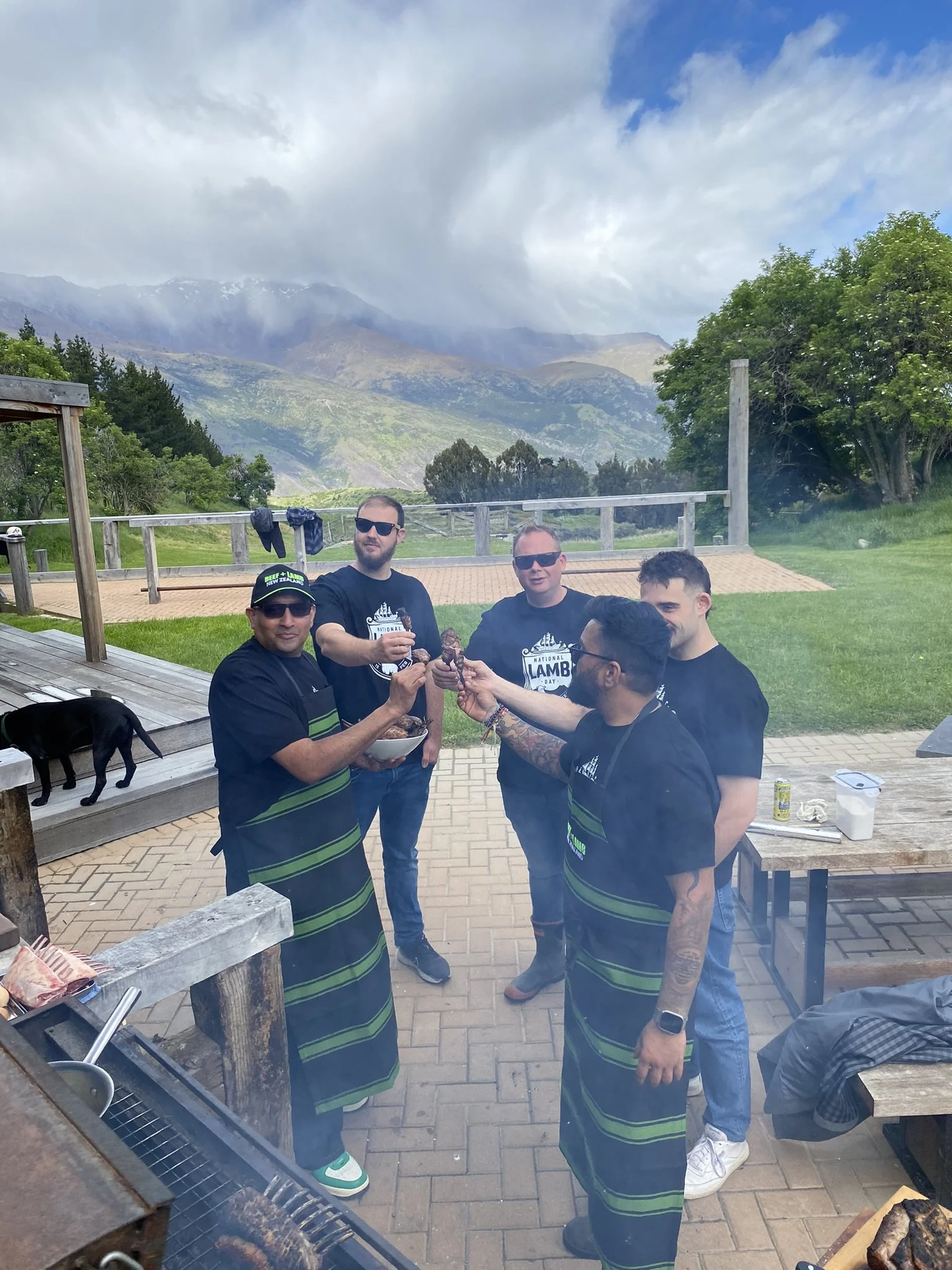 CHEFS OUT IN THE FIELD