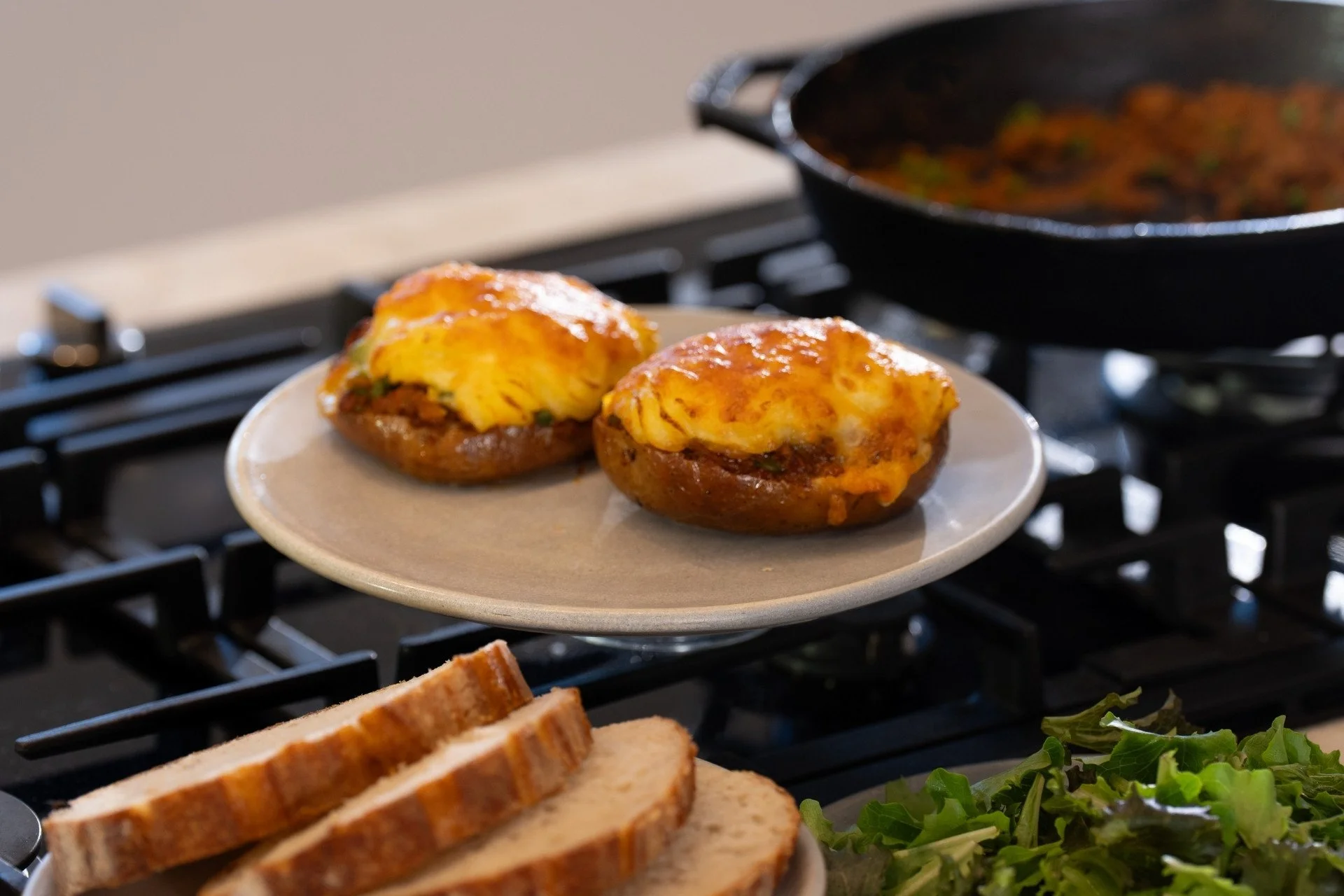 Shepherds pie jacket potatoes by Carlita Campbell
