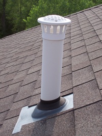 Your vent pipe can become clogged with a birds nest or even tree foliage.