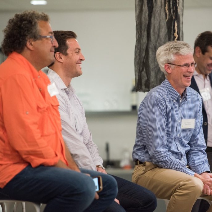 Venture Partner Woody Benson (left) with CIO Bill McCullen (right)