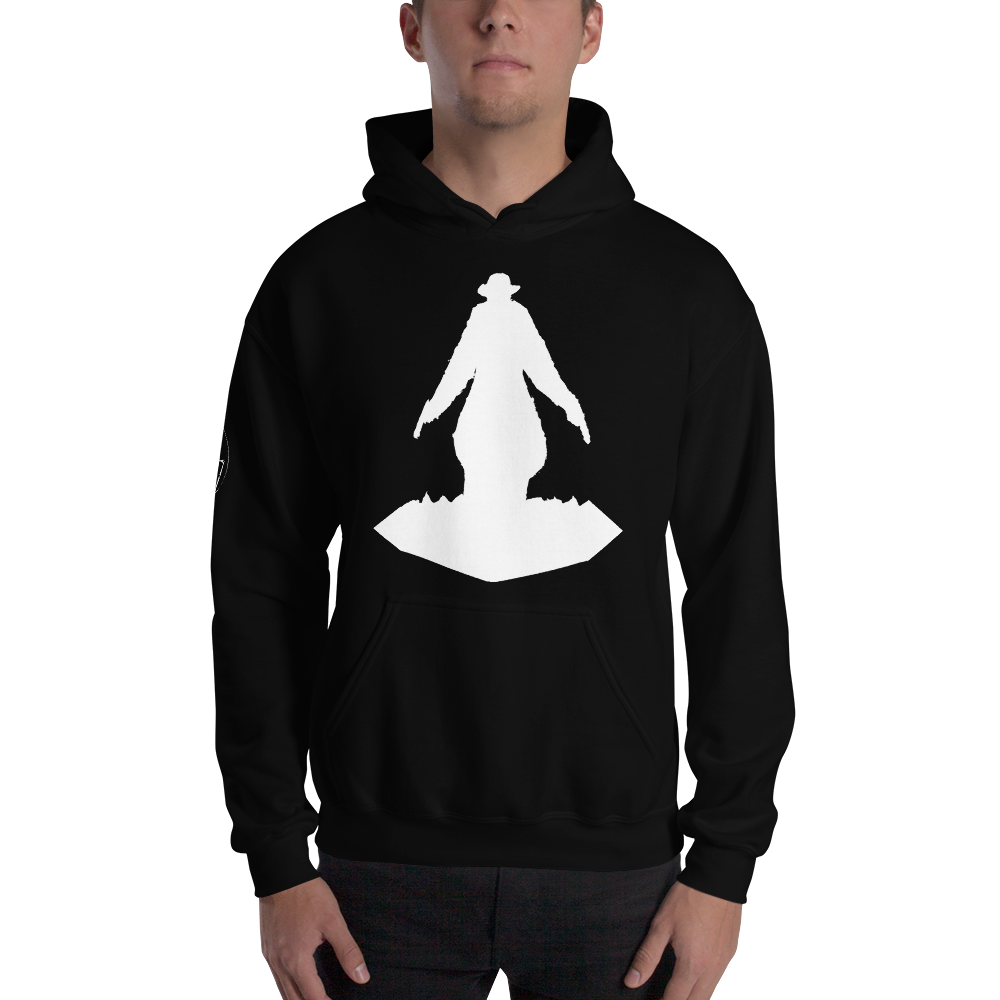 The-Haunted-City---Warslinger-Silhouette---White_The-Haunted-City---Warslin_mockup_Front_Mens_Mens_Black.png