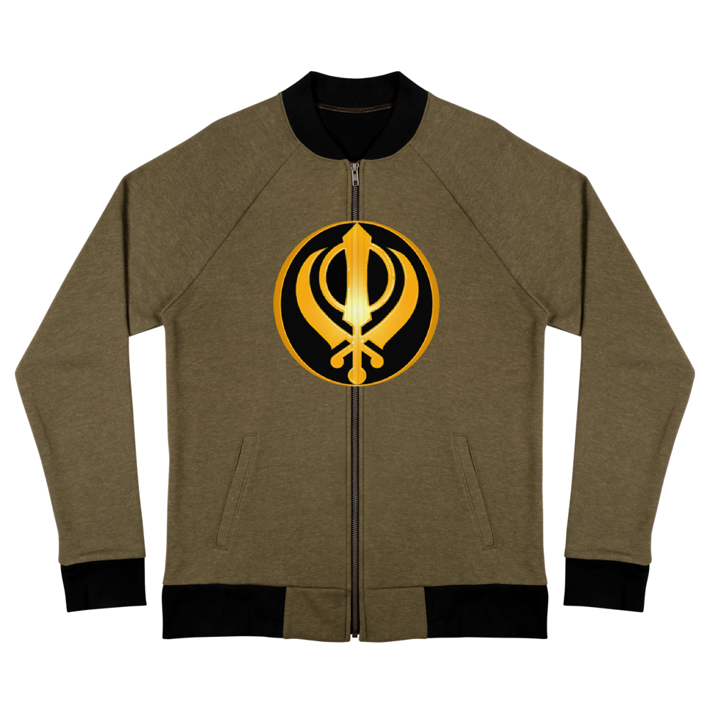 Sikarism-Symbol---Black-and-Gold-Transparent_mockup_Front_Flat_Heather-Military-Green.png