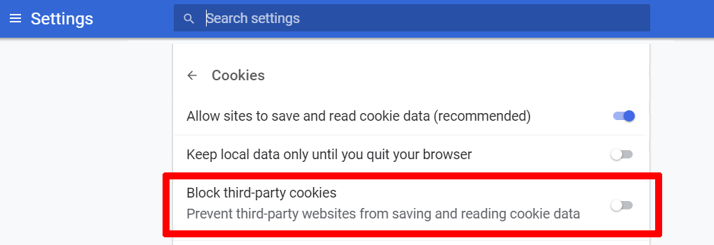 Troubleshooting_No snippets appear in Google Docs_Do not block third party cookies.png