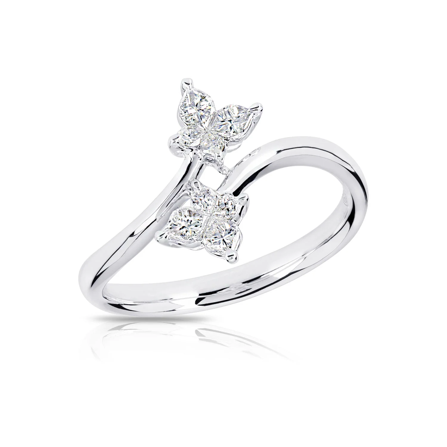 R19-144385 Butterfly Diamond Ring