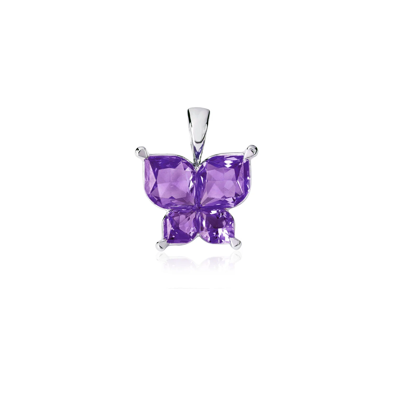 Butterfly Amethyst Pendant