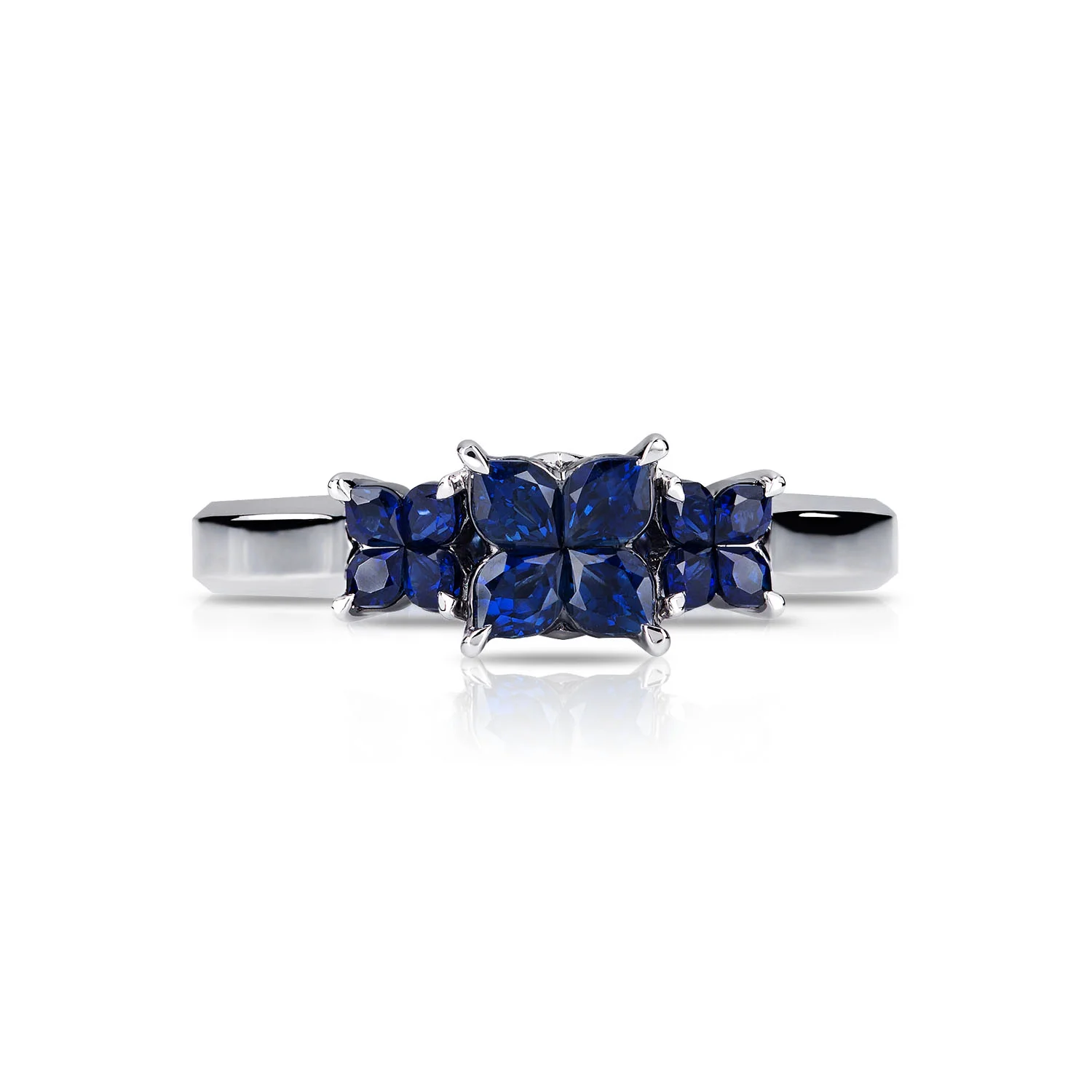 Calla Cut Sapphire Bloom Ring