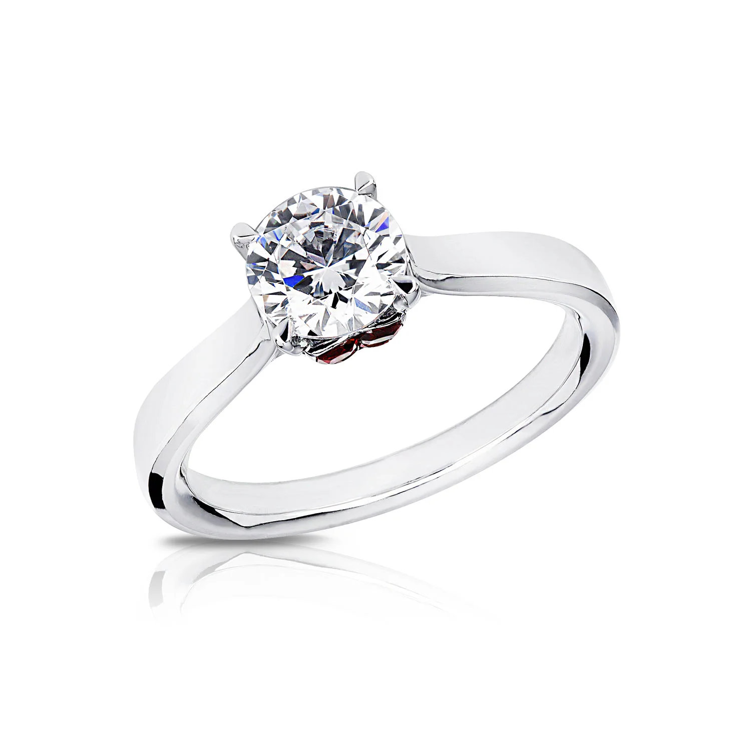 Ruby & Diamond Engagement Ring