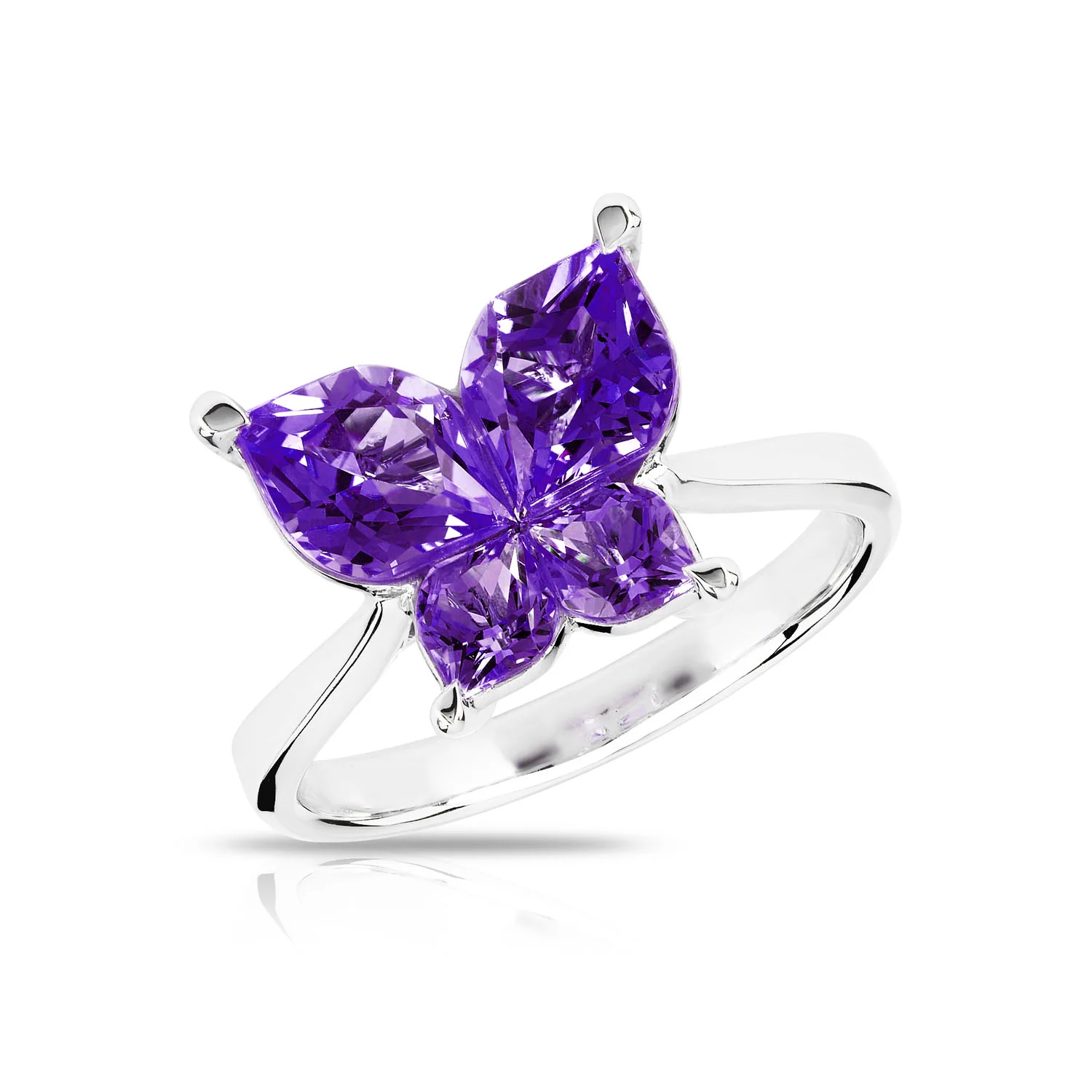 R39-142781 Butterfly Amethyst Ring