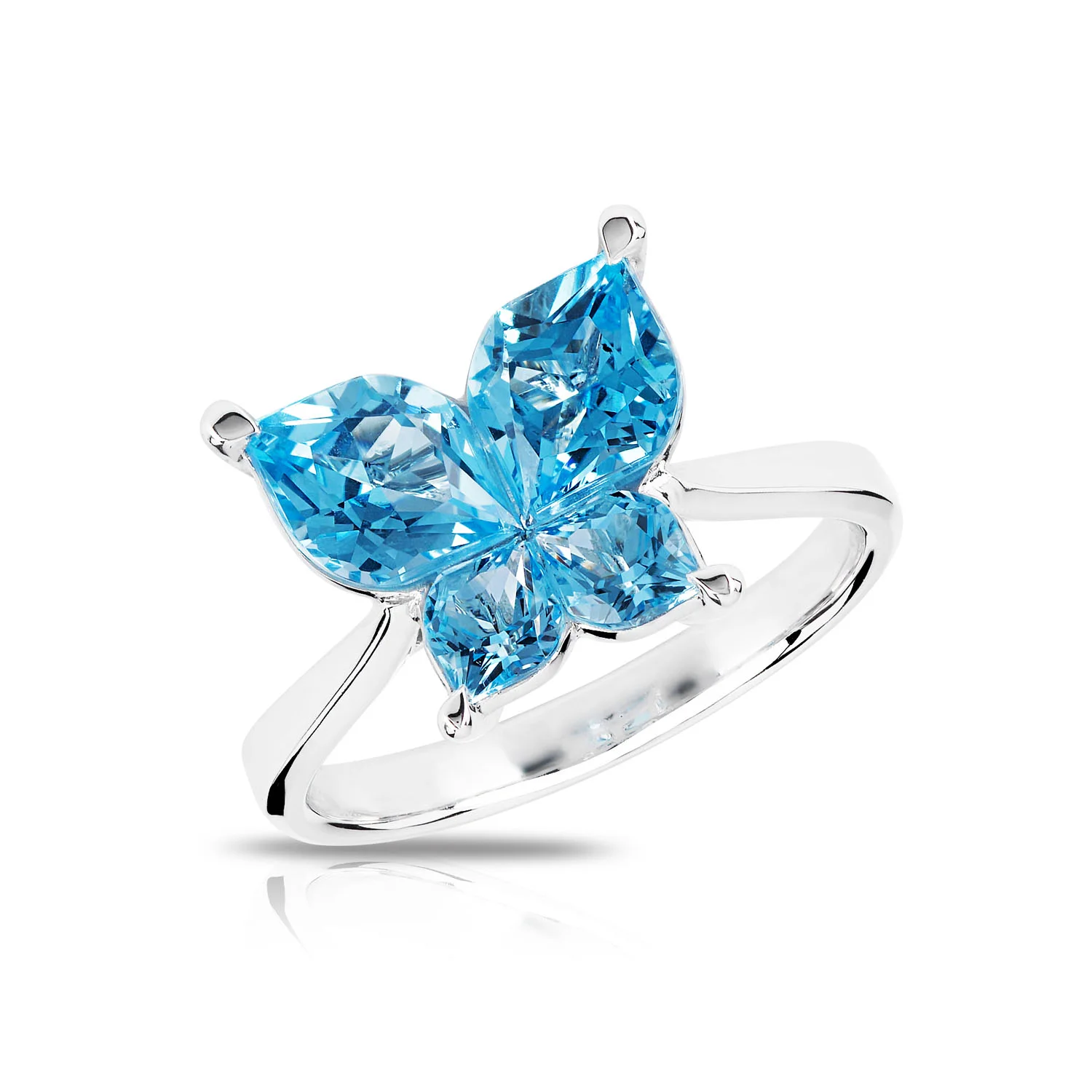 R39-142781 Butterfly Blue Topaz Ring