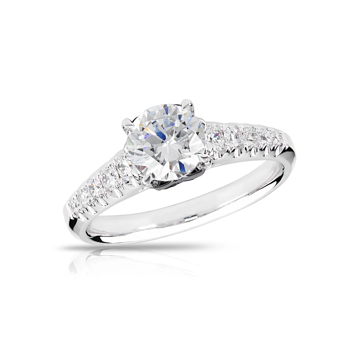 R31-141971 Butterfly Sapphire & Diamond Ring Mount