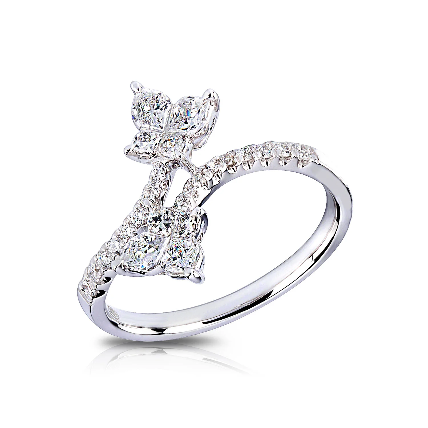 R19-144381 Butterfly Diamond Ring