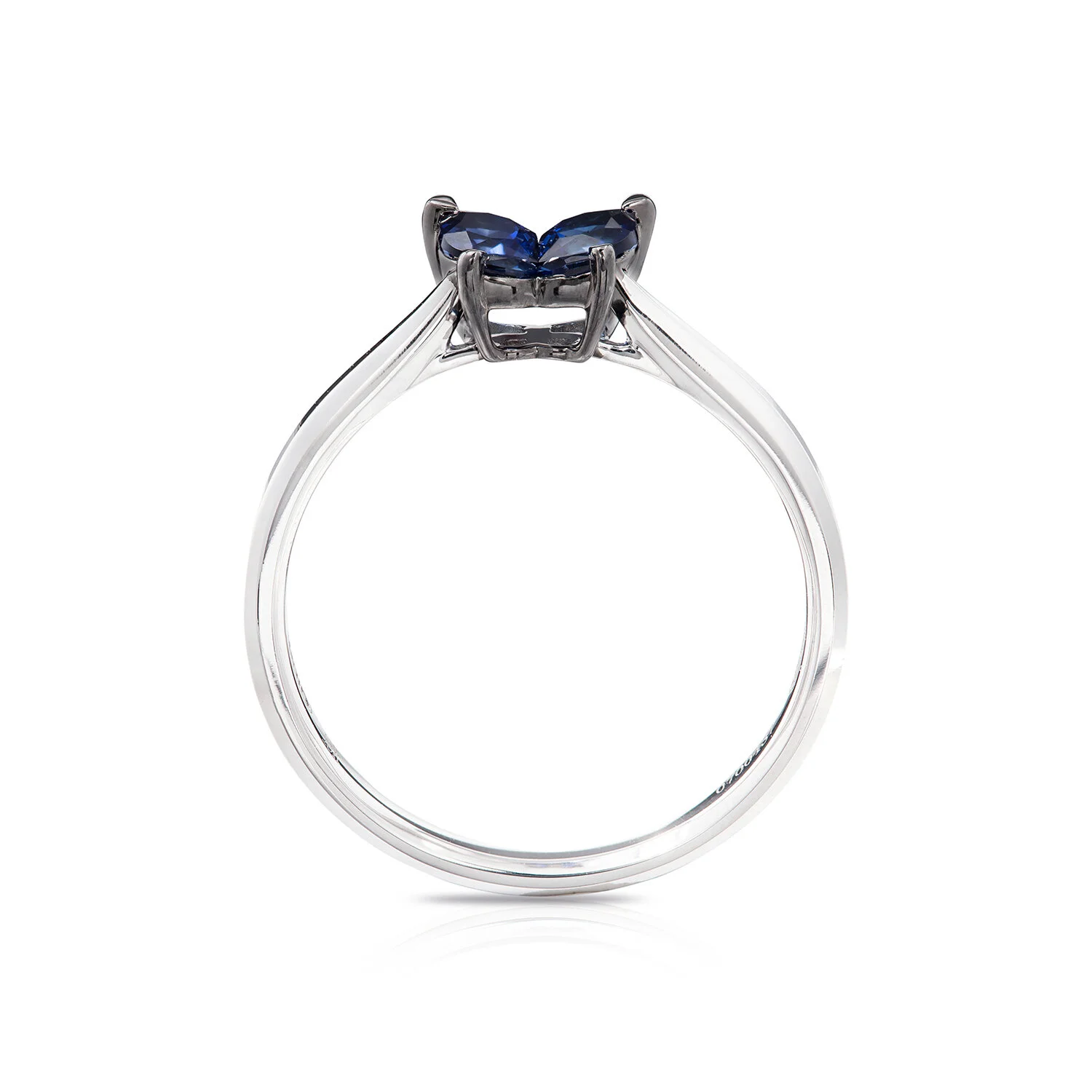 Blue Sapphire butterfly ring