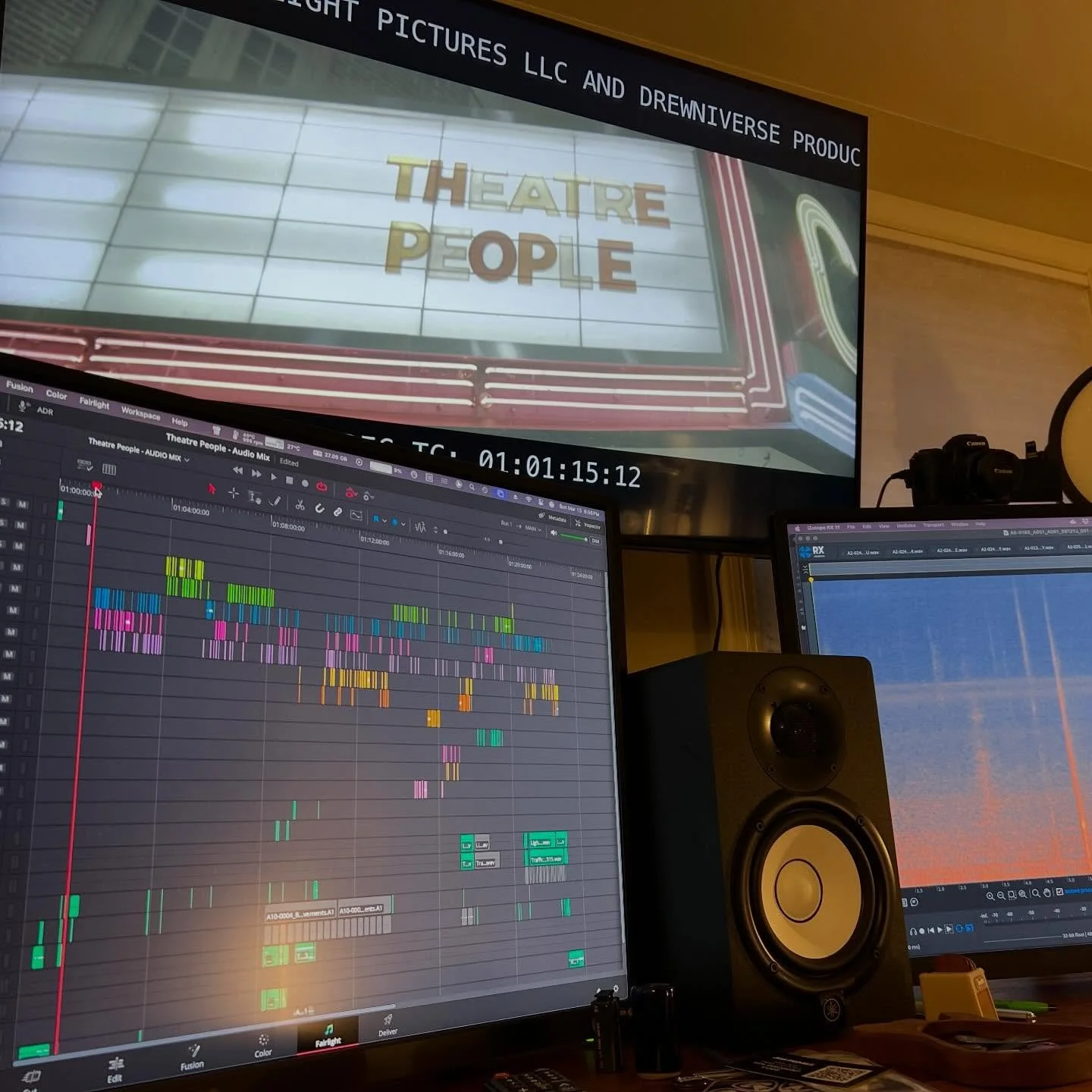 Dialogue cleaned and checker-boarded for first full pass. I&rsquo;m very pleased so far. Gonna pull some tricks out of my sleeve in the next passes. Buckle up. #pilotseason #theatrepeople #keithgiosamusicandaudio #postproduction #soundmixer