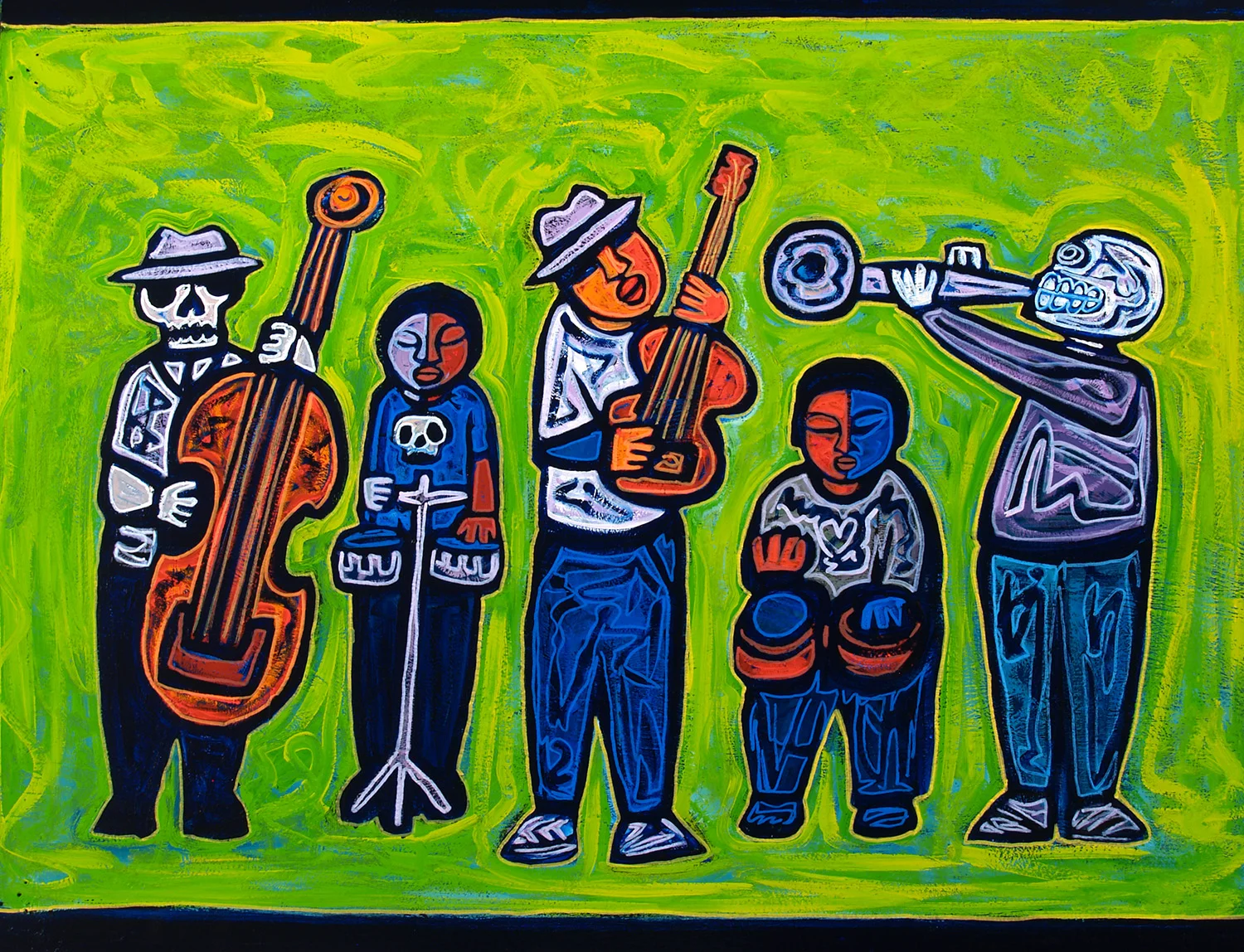 musicos, 2007, 24x18
