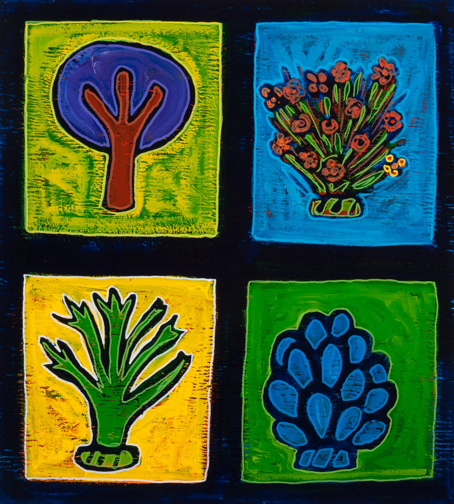 4 more plants, 2009, 18x20
