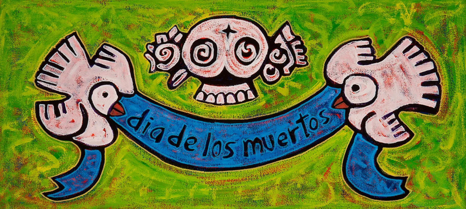 dia de los muertos, 2013, 30x14
