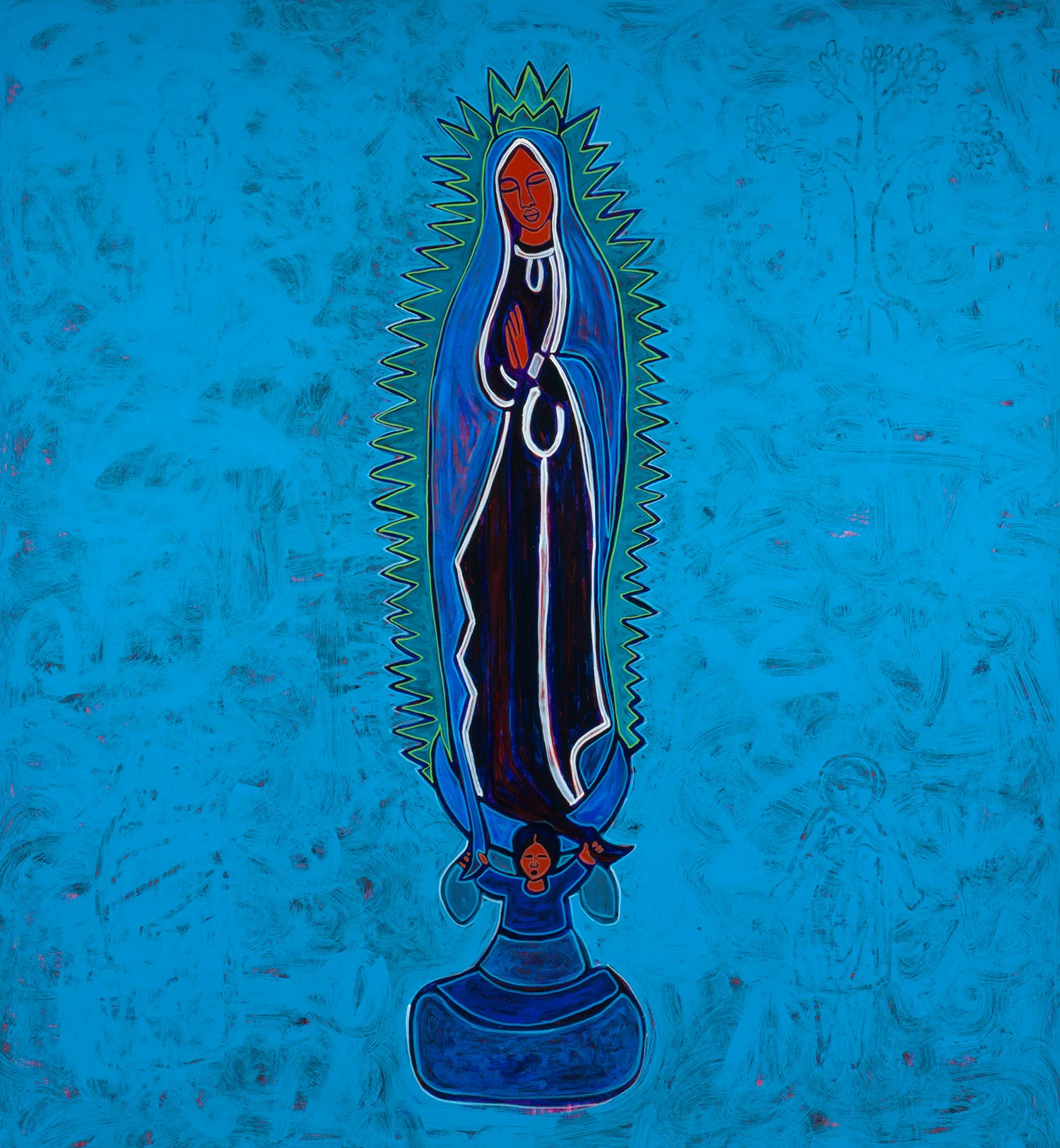 map of lupe, 2012, 50x60
