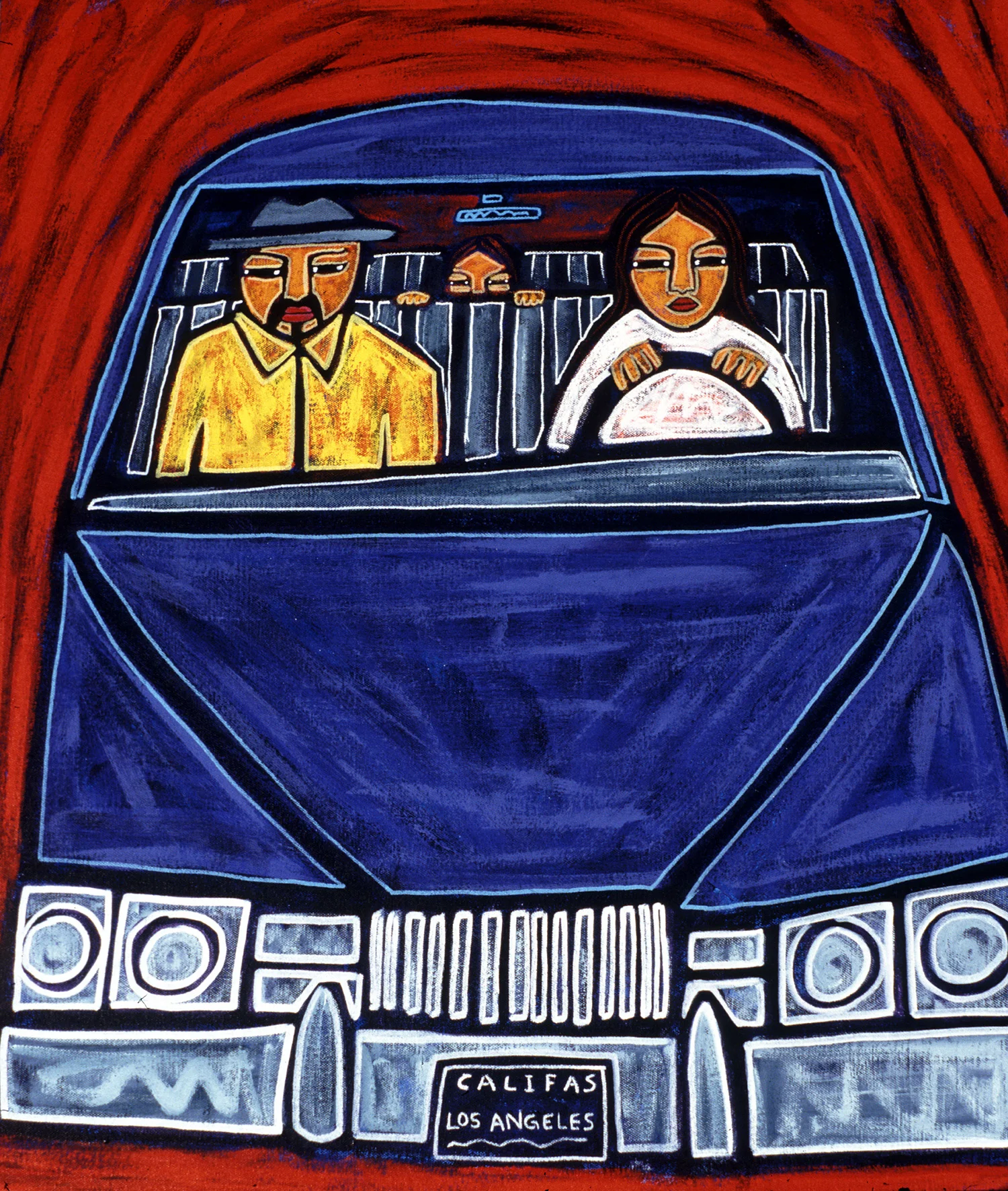 roadtrip to aztlan, 1998, 23x27