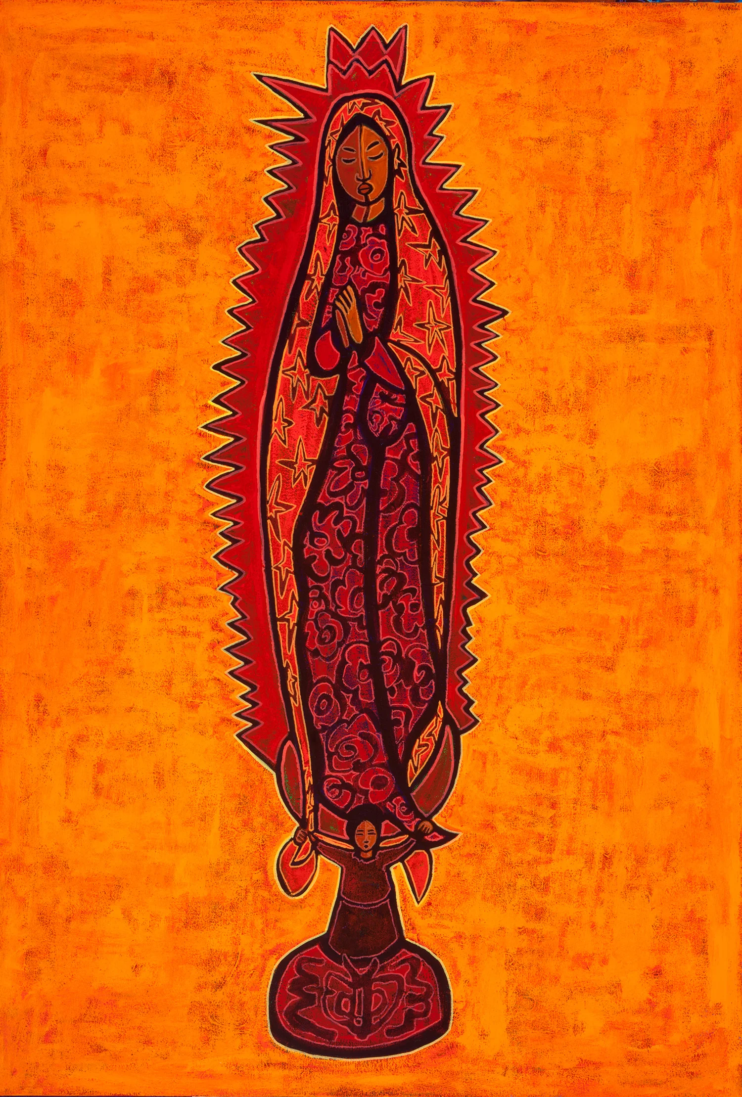 lupe for black lives matter, 2016, 33x48