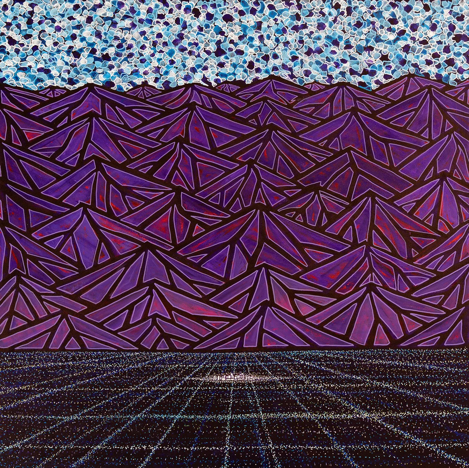 mountains of los angeles, 2026, acrylics and enamels on canvas, 48x48%22.jpg