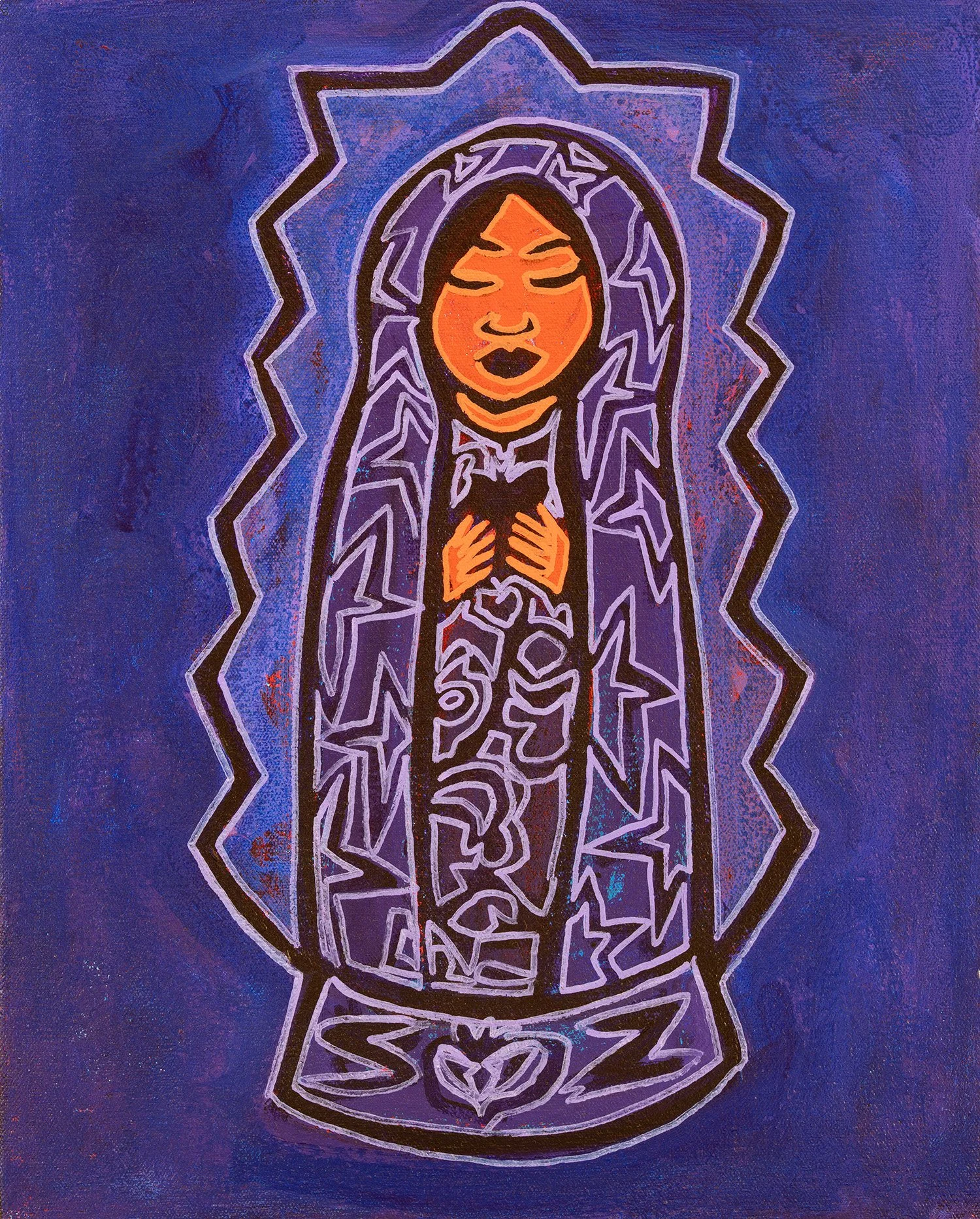 guadalupe (morada), 2026, acrylics and enamels, 12x15%22.jpg
