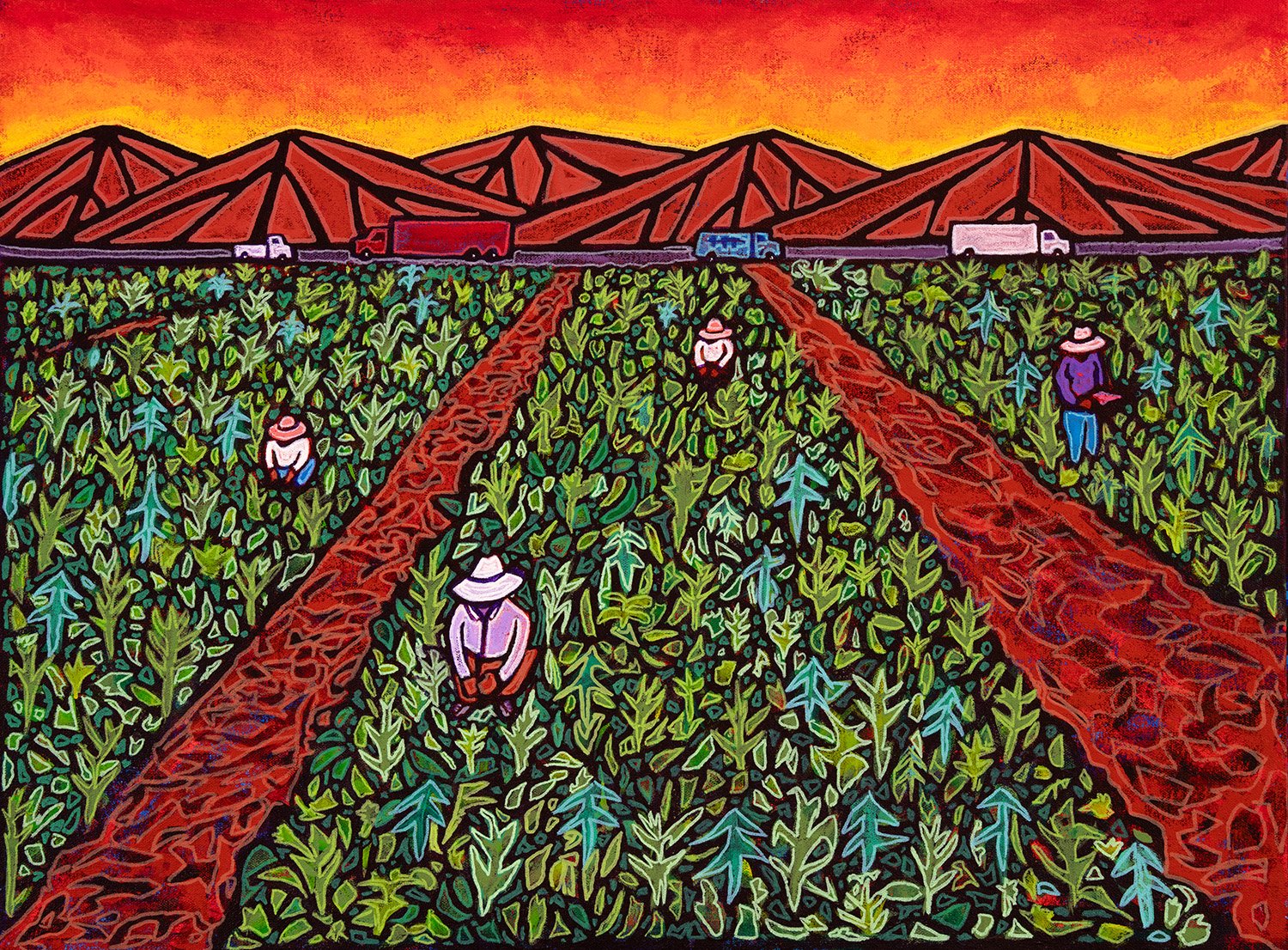 feeding people, 2026, acrylics and enamels on canvas, 24x18%22.jpg