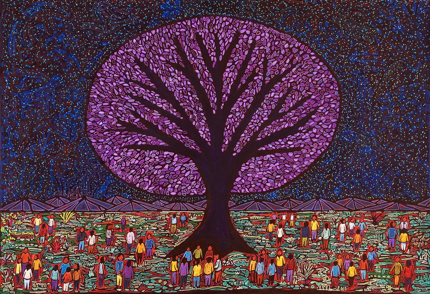 arbolito, 2026, acrylics and enamels on canvas, 60x42".jpg