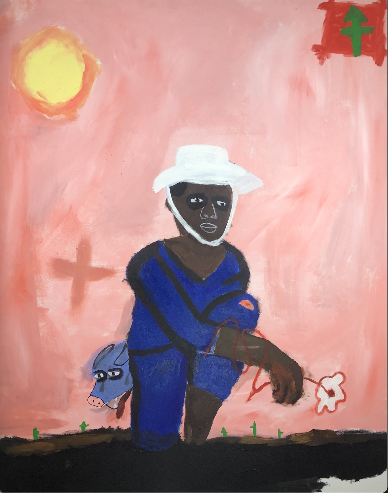  Mixed Media on Canvas  60 in x 48 in 