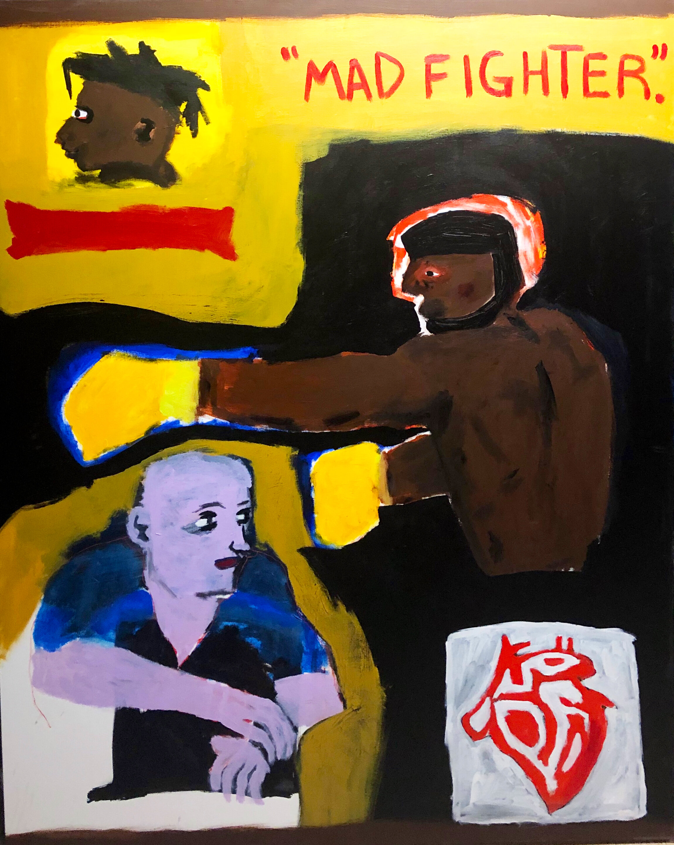  Mixed Media on Canvas    60 in x 48 in 