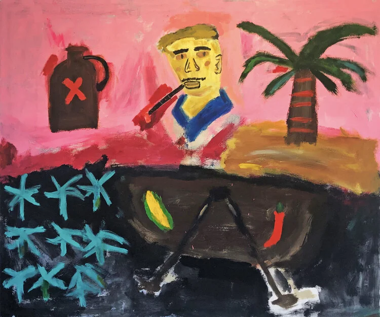  Mixed Media on Canvas    40 in x 48 in 