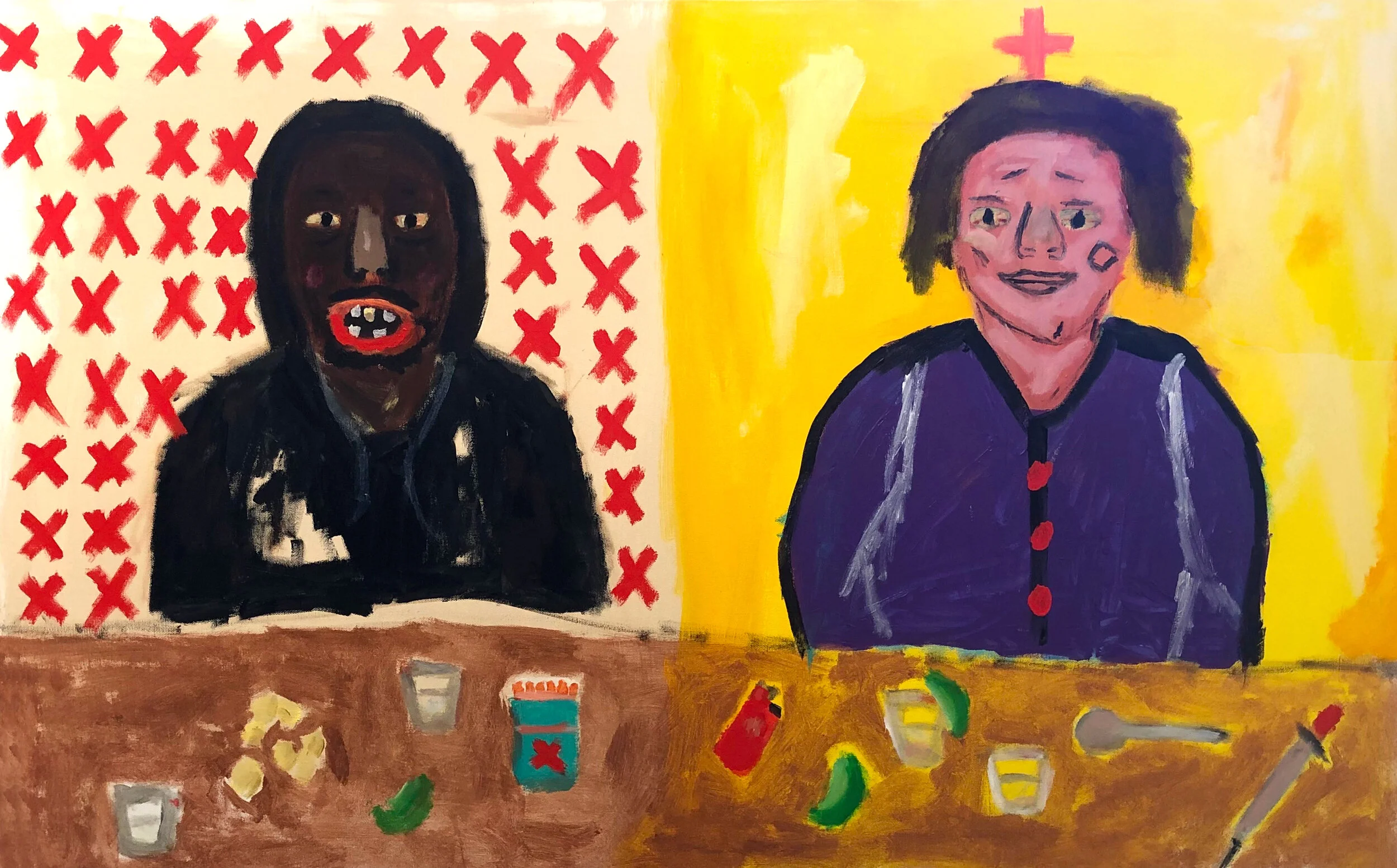  Mixed Media on Canvas    30 in x 48 in 