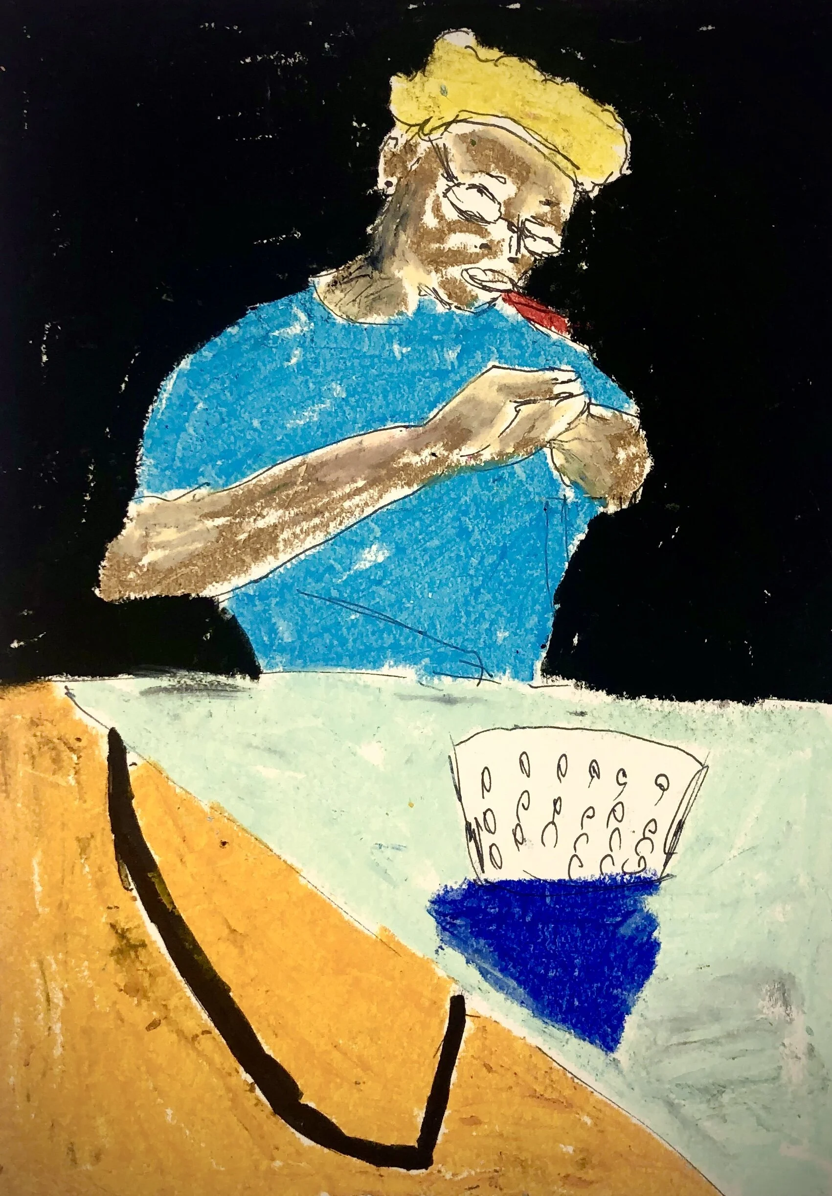  Mixed Media on Paper 