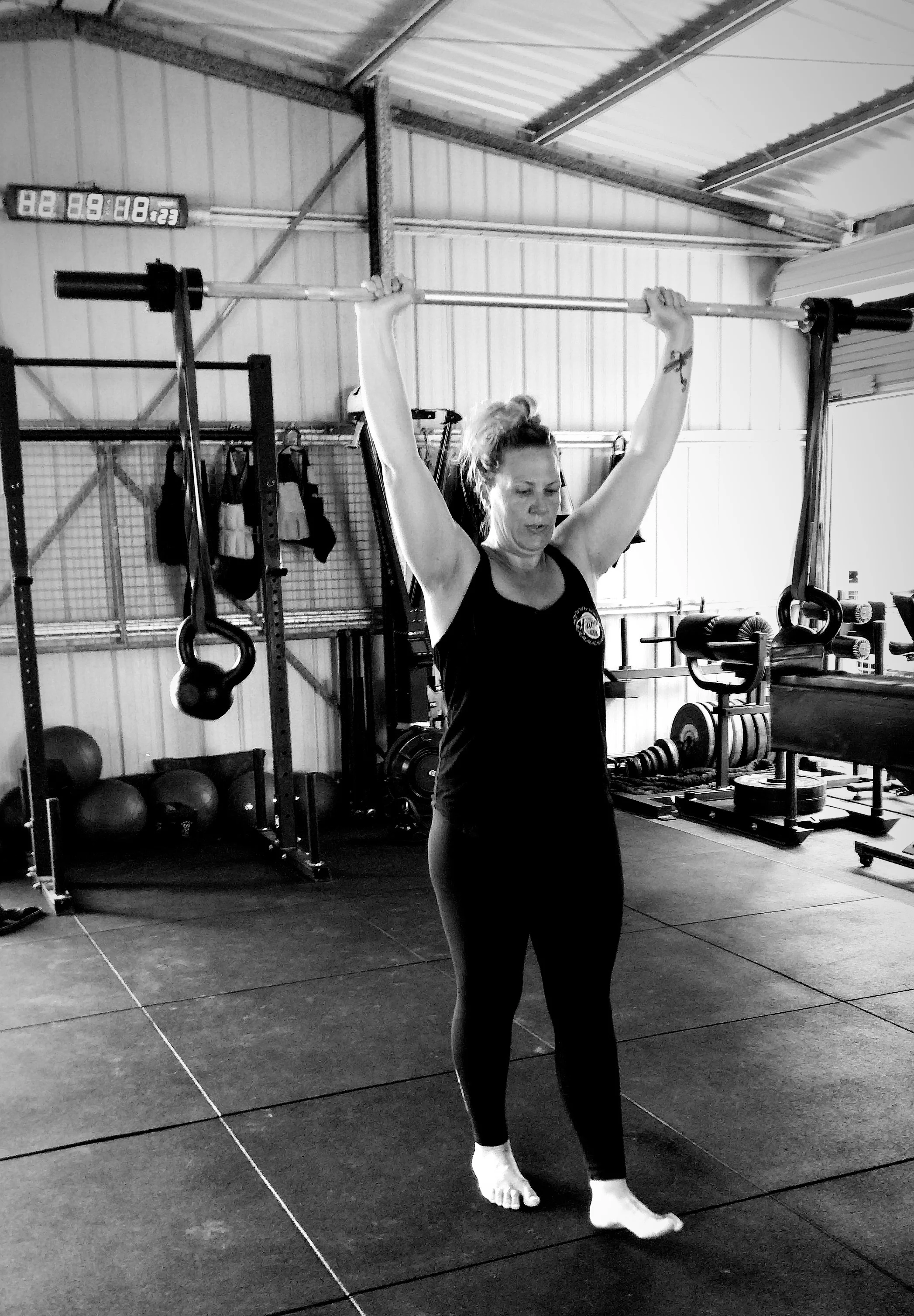 Michelle Price - dedicated to her training and growth.