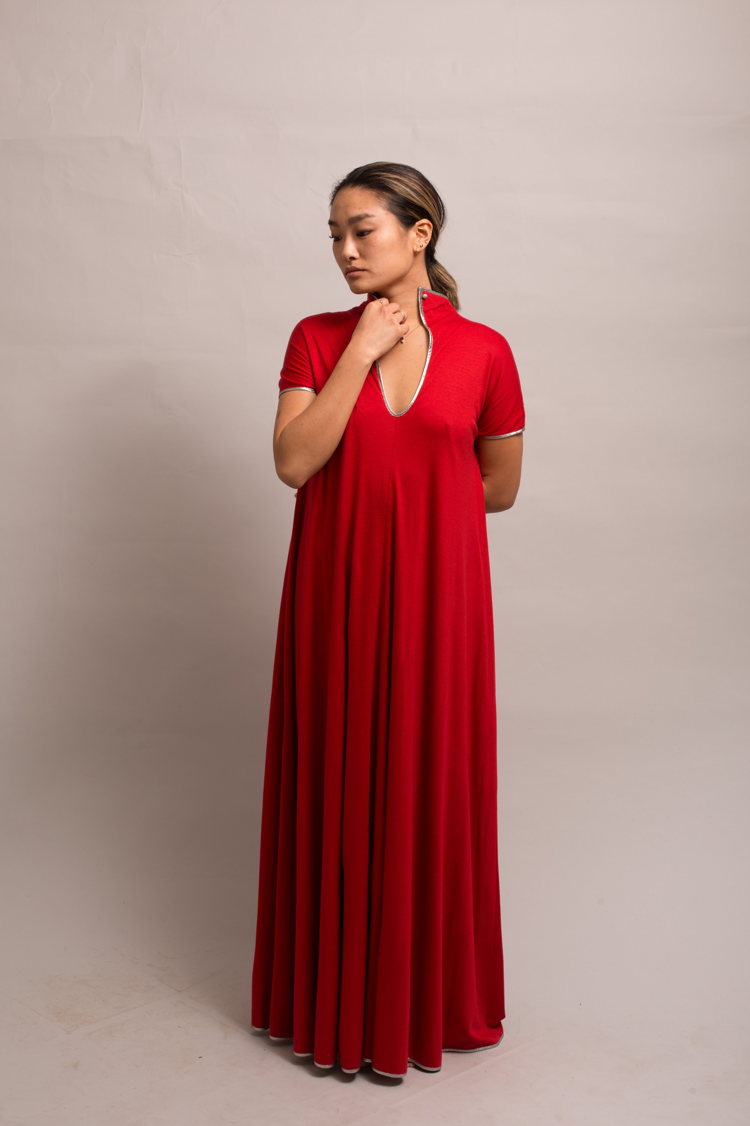 Geoffrey Beene Jersey Maxi Dress