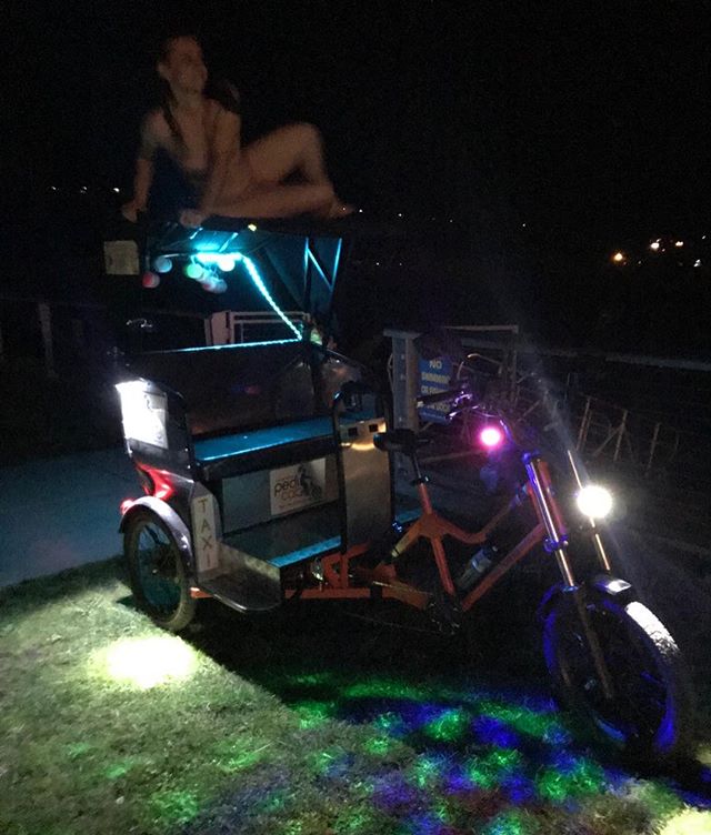 Hot summer weather calls for a skinny dipping story. A local young lady (will remain anonymous) and her consort requested a ride to the waterfront for relief from the sweaty dancehalls of downtown. The Nichols Basin dock was just the ticket. Exuberan