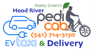 Hood River Pedicab, EV Taxi & Delivery