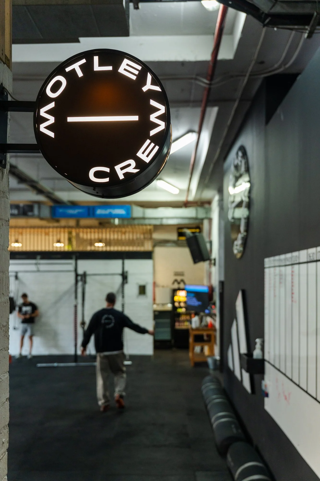 Indoor gym with a