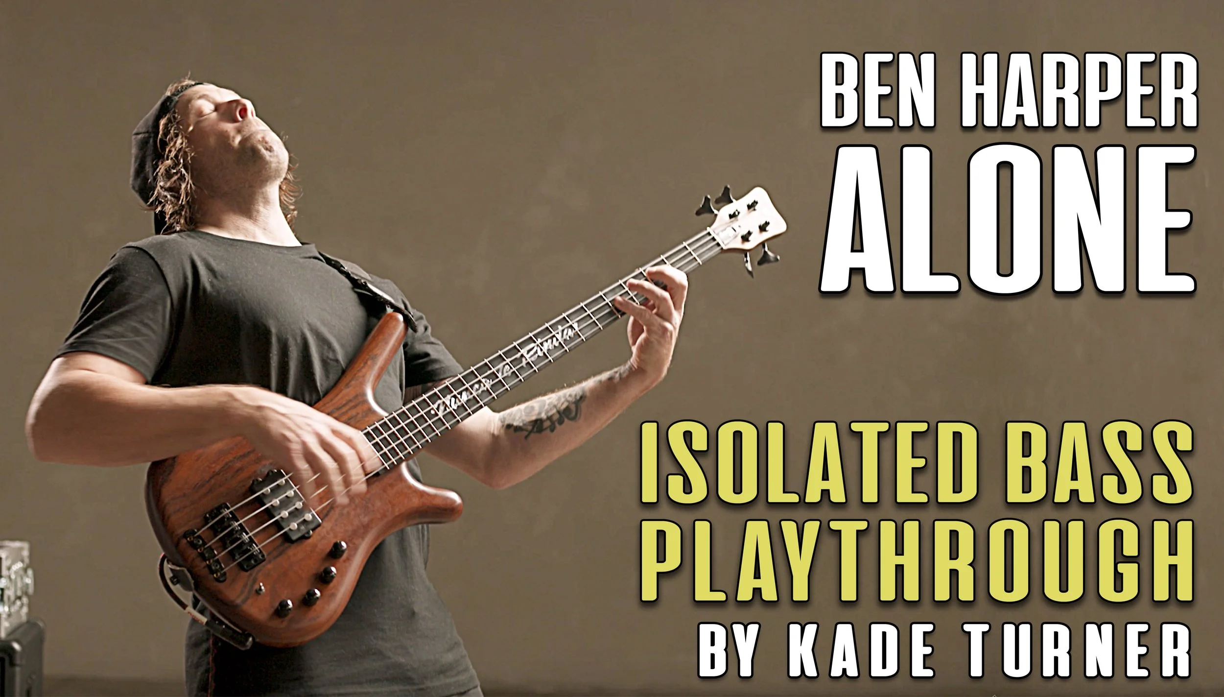 BEN HARPER - ALONE - ISOLATED BASS PLAYTHROUGH
