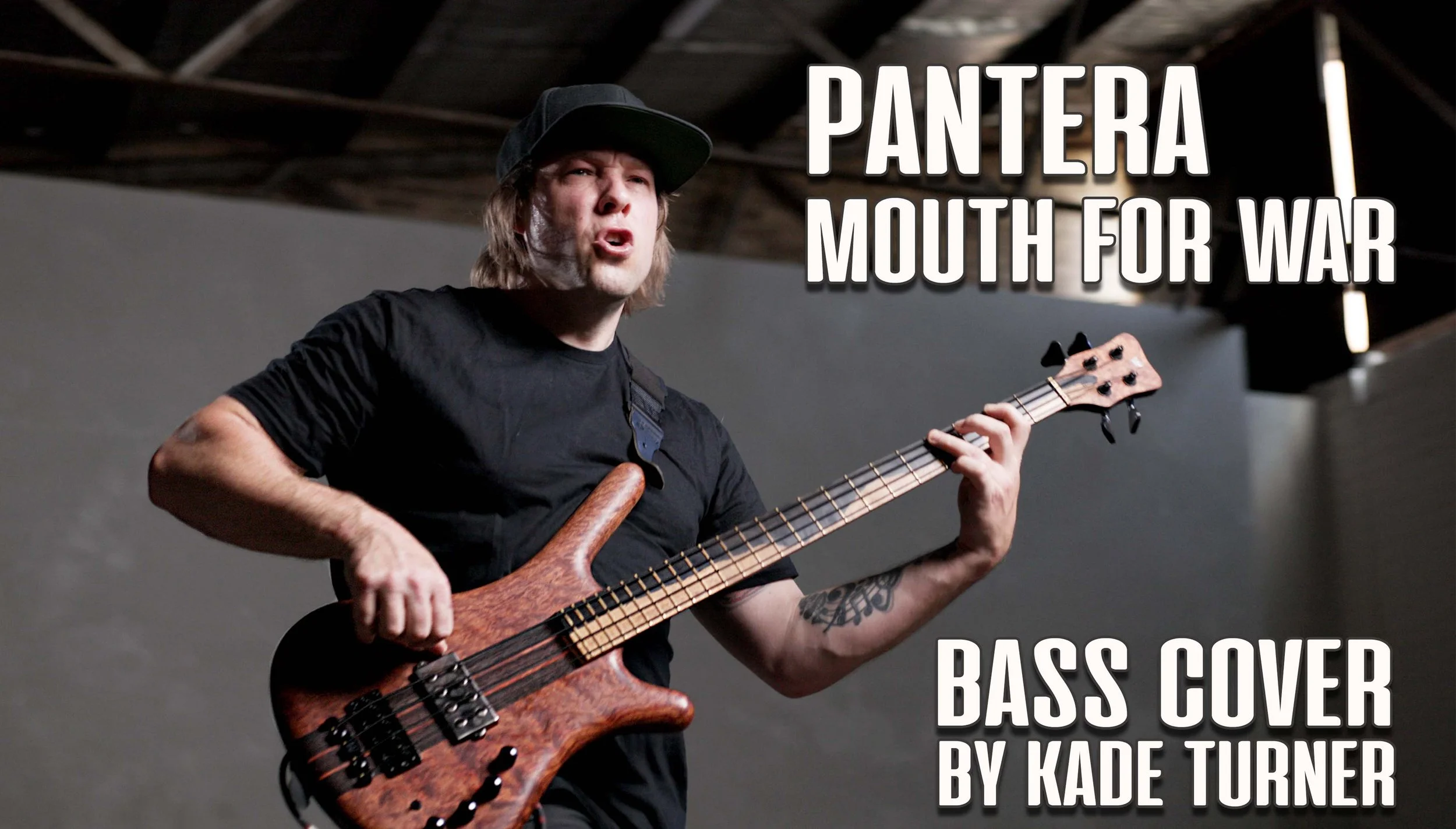 PANTERA - MOUTH FOR WAR - BASS COVER