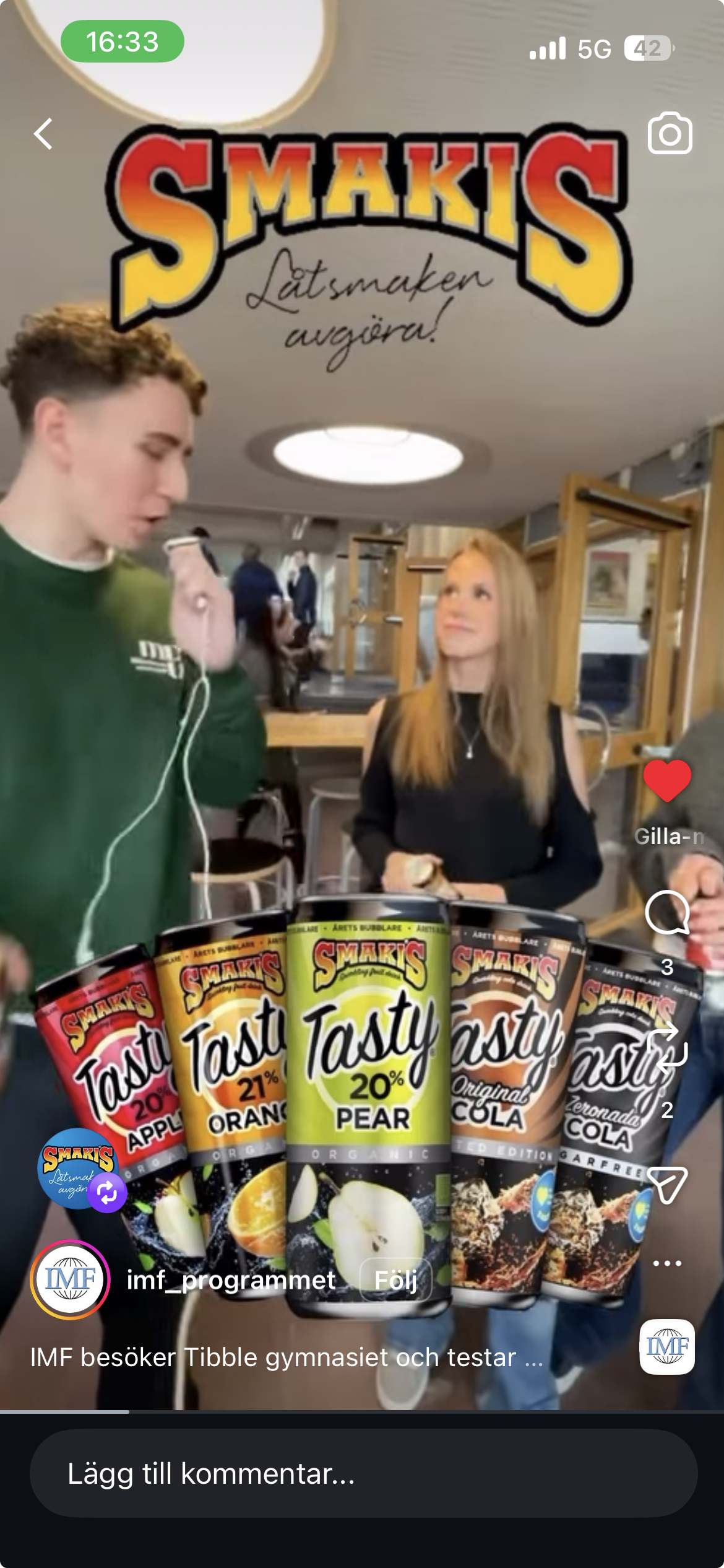 IMF provar Smakis Tasty