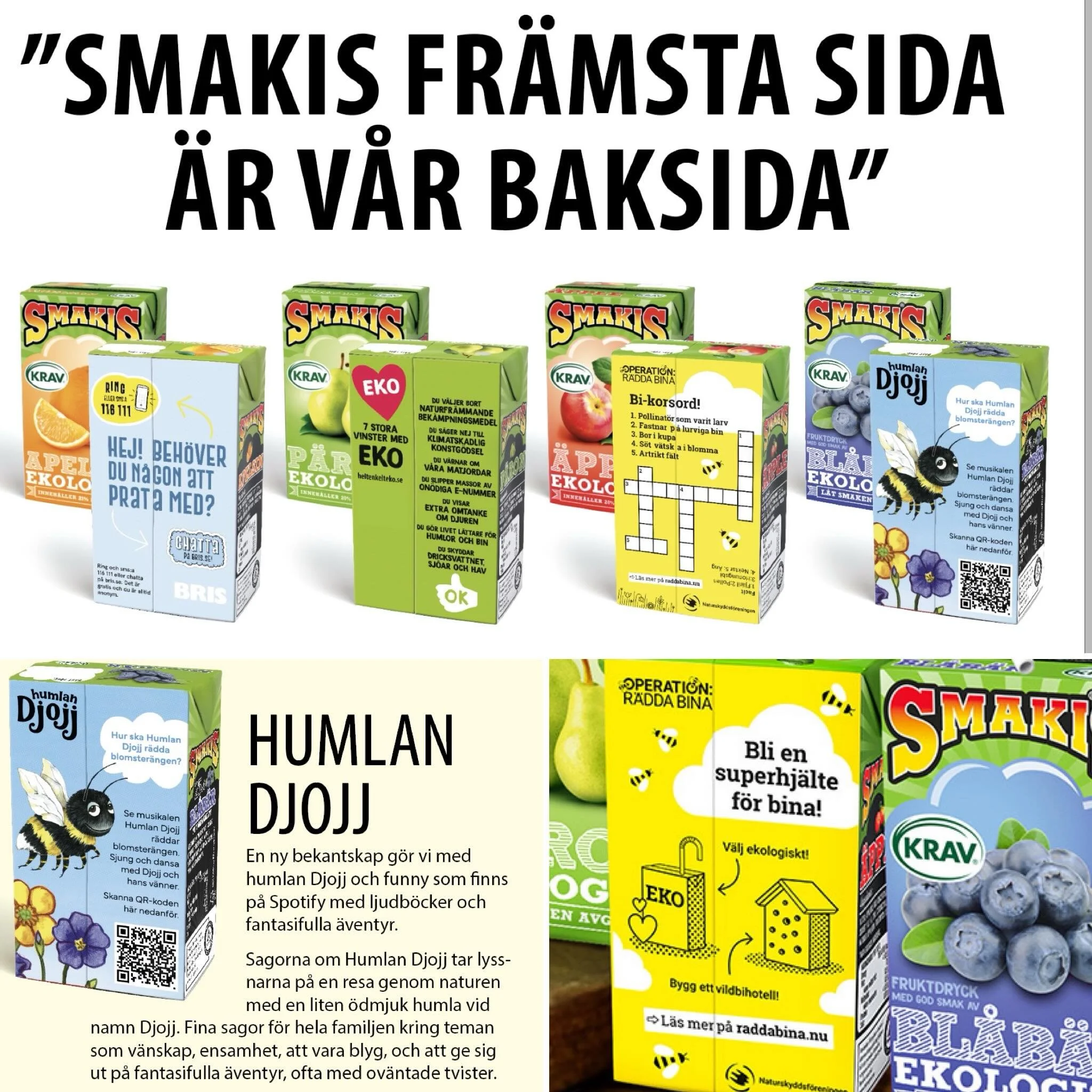 Idag, den 22 maj, uppm&auml;rksammar vi p&aring; SMAKIS Biologiska m&aring;ngfaldens dag 🌿🧃
En dag som lyfter vikten av att bevara naturens m&aring;ngfald och skydda de ekosystem som b&aring;de m&auml;nniskor, djur och v&auml;xter &auml;r beroende 