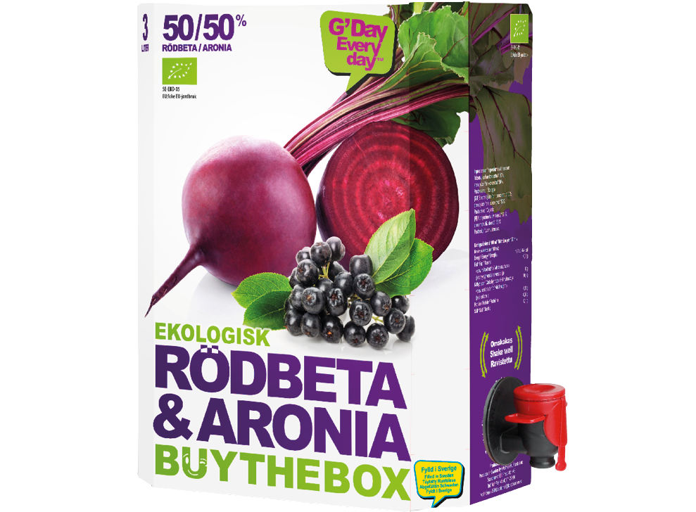 Rödbeta &amp; aronia 3l BIB