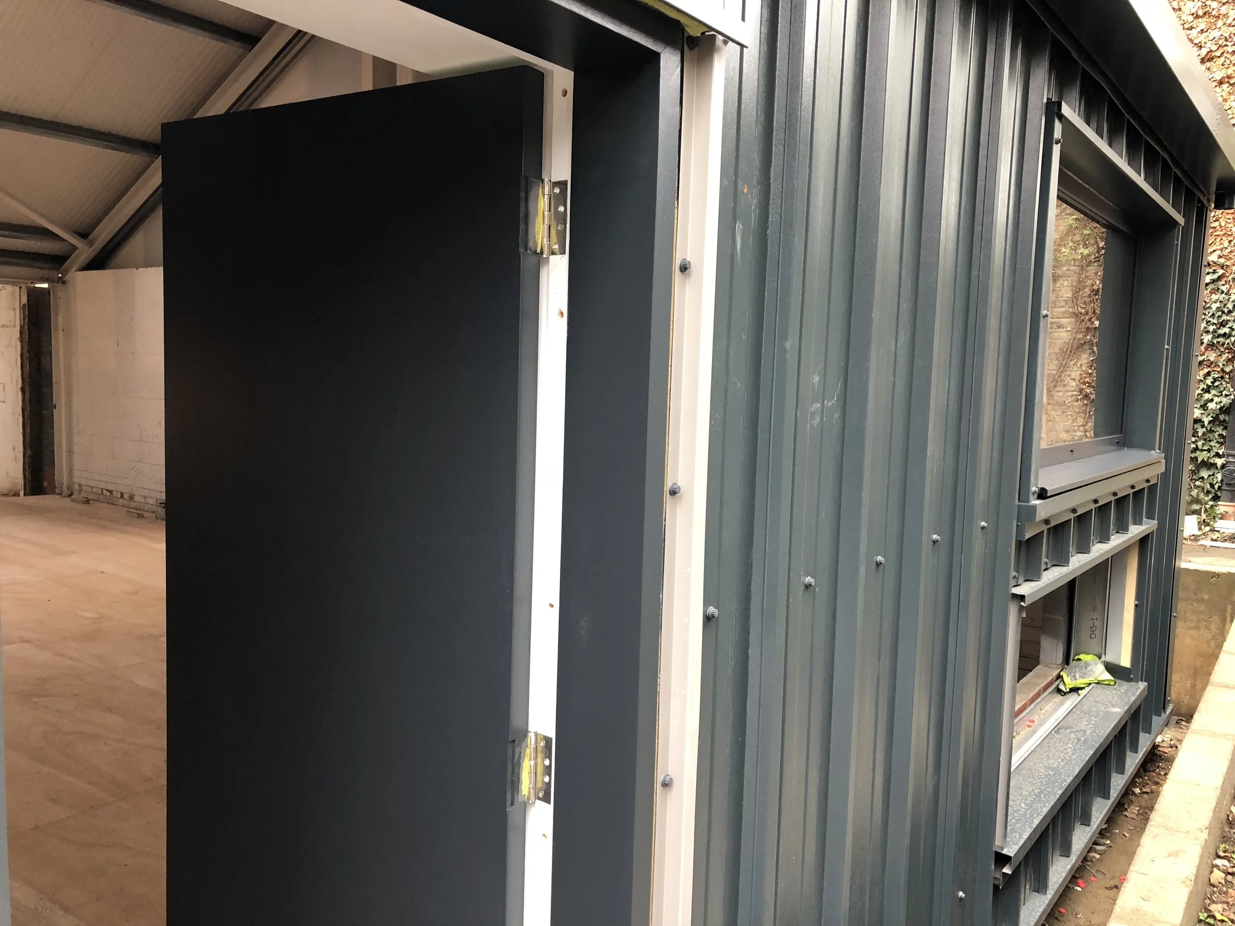 Outside wall cladding