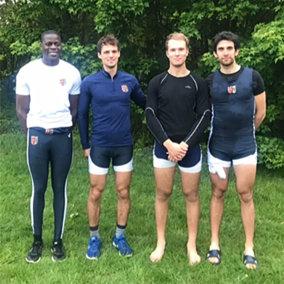 Left to right: Louron Pratt, Matthew Reeder, Angus Shotter and Nicola Catenelli.