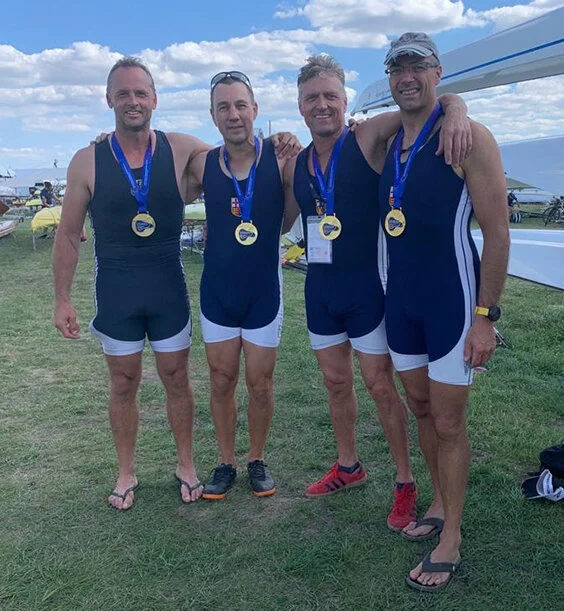 Left to right: Shaun Martin, Stewart Harries, Ralph Humphrey and Adrian Theed.