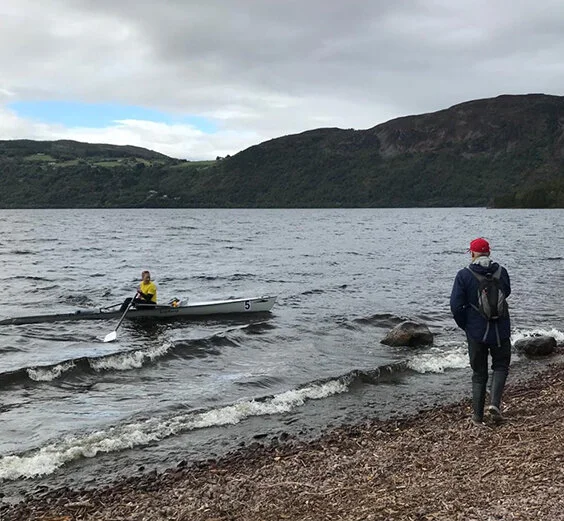 Slightly rougher than the Tideway.