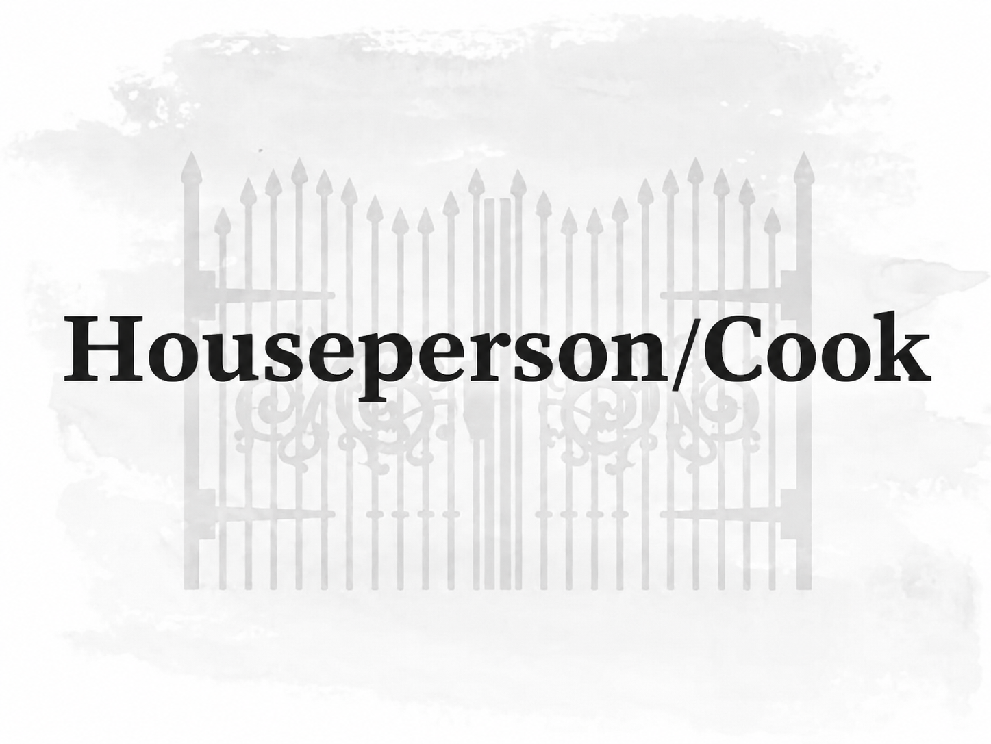 Houseperson/Cook. Live out Kensington. Easy hours!  £60k